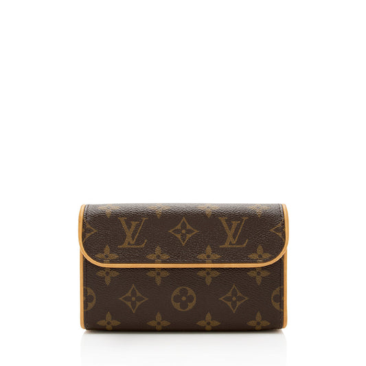 Louis Vuitton Monogram Canvas Pochette Florentine Small Belt Bag -  (SHF-18586)