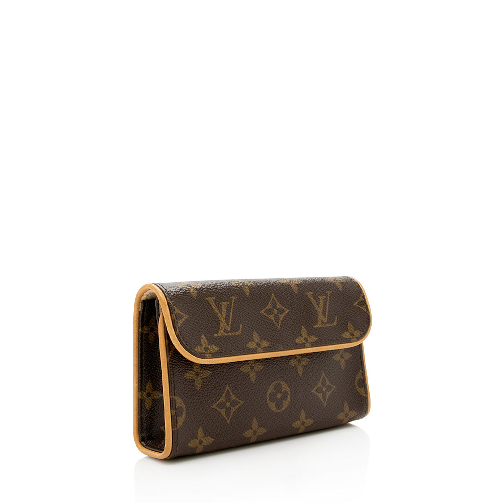 Louis Vuitton Monogram Canvas Pochette Florentine Small Belt Bag -  (SHF-18586)
