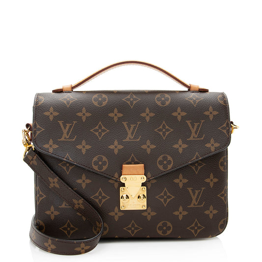 Louis Vuitton Monogram Canvas Pochette Metis Shoulder Bag (SHF-20129)
