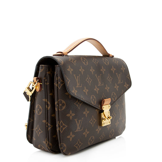 Louis Vuitton Monogram Canvas Pochette Metis Shoulder Bag (SHF-20129)
