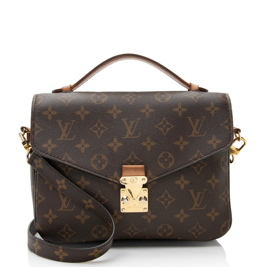 Louis Vuitton Monogram Canvas Pochette Metis Shoulder Bag (SHF-22653)
