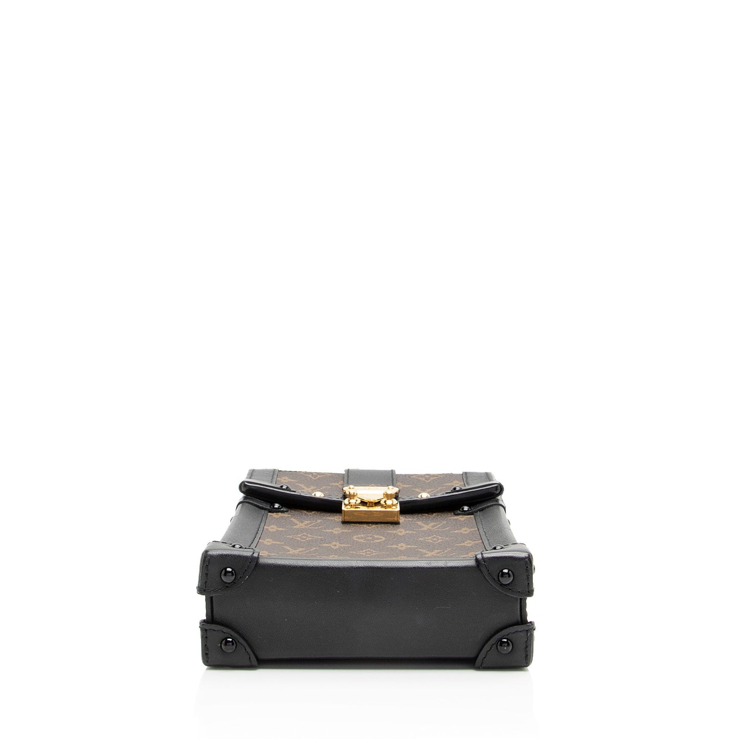 Louis Vuitton Monogram Canvas Pochette Trunk Vertical Shoulder Bag (SHF-0cnSuE)