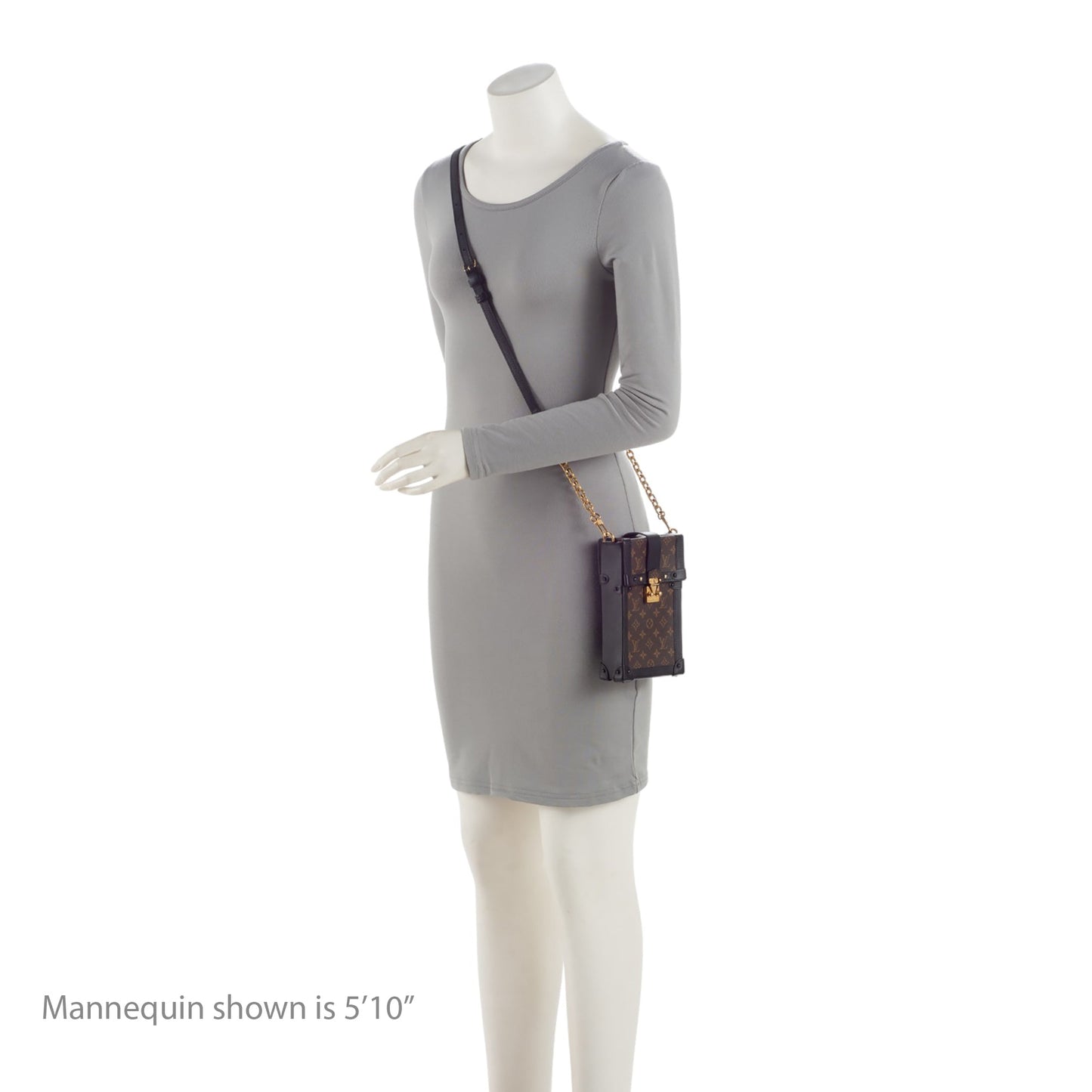 Louis Vuitton Monogram Canvas Pochette Trunk Vertical Shoulder Bag (SHF-0cnSuE)