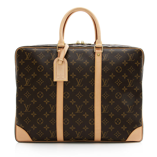 Louis Vuitton Monogram Canvas Porte Documents Voyage Bag (SHF-22639)