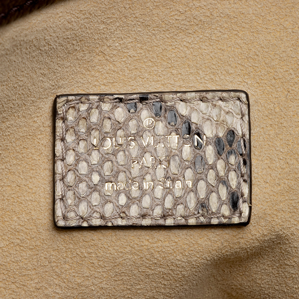 Louis Vuitton Monogram Canvas Python Artsy MM Shoulder Bag (SHF-21743)