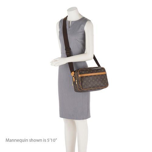 Louis Vuitton Monogram Canvas Reporter PM Messenger Bag (SHF-16434)