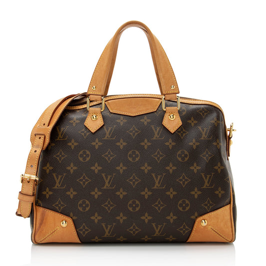 Louis Vuitton Monogram Canvas Retiro PM Satchel (SHF-22187)