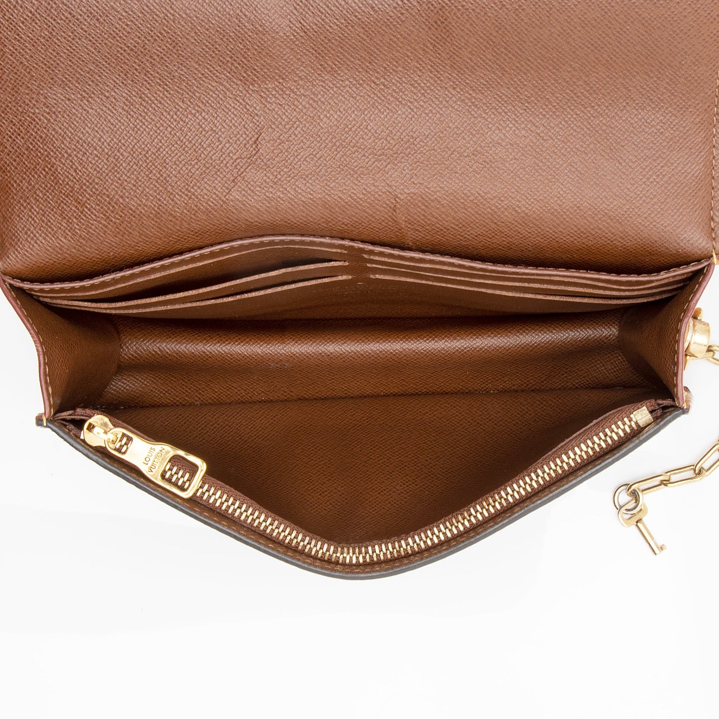 Louis Vuitton Monogram Canvas S Lock Belt Bag (SHF-23337)