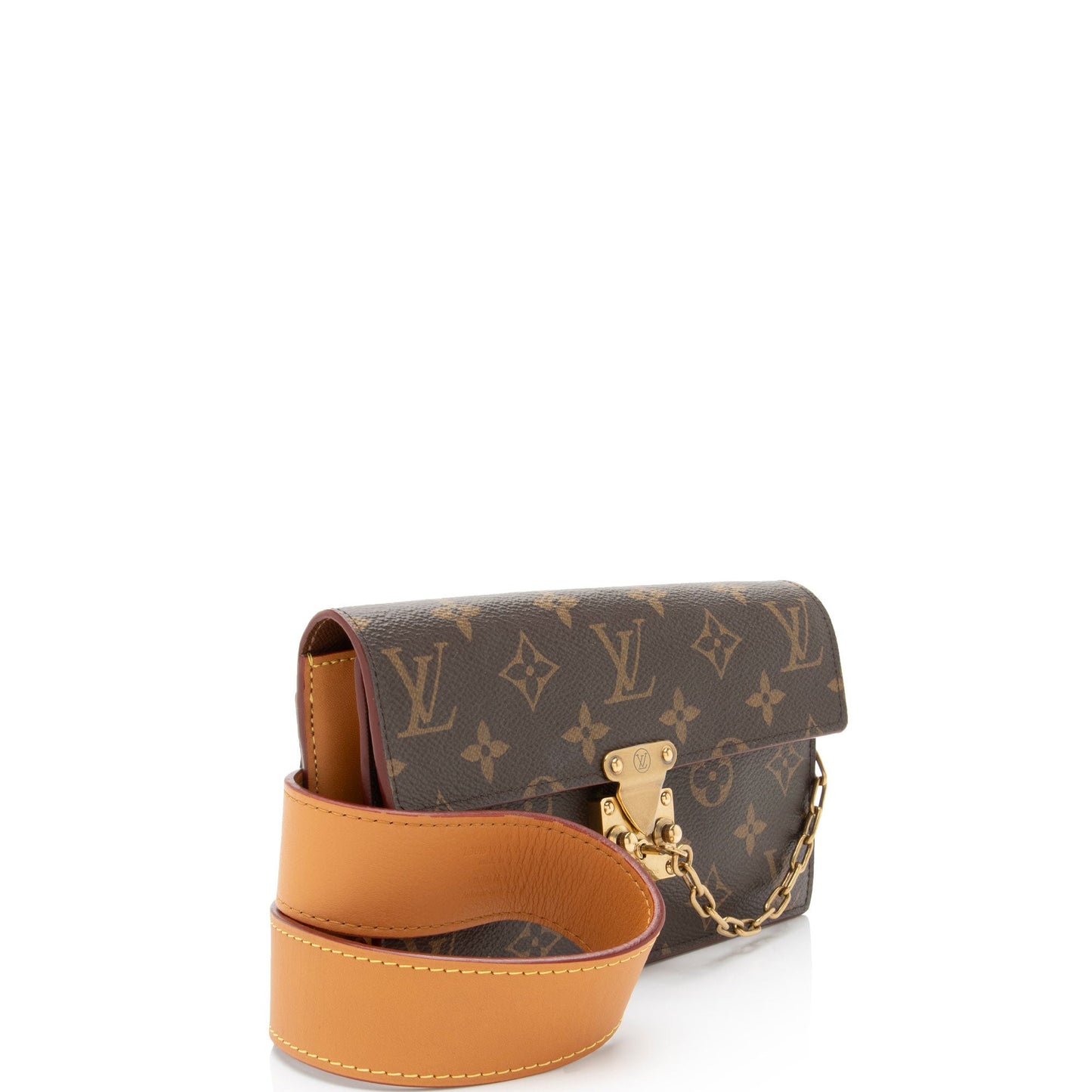 Louis Vuitton Monogram Canvas S Lock Belt Bag