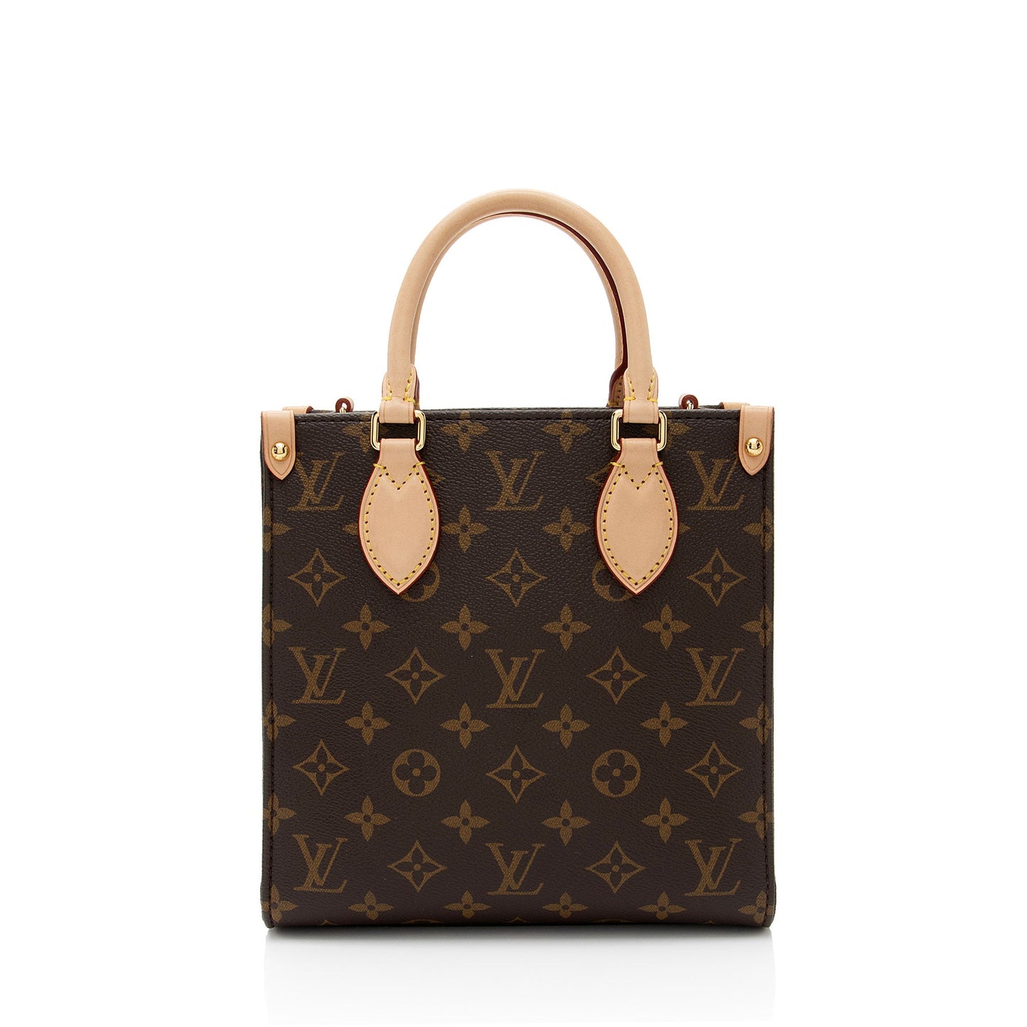 Louis Vuitton Monogram Canvas Sac Plat BB Tote (SHF-7Hiogv)