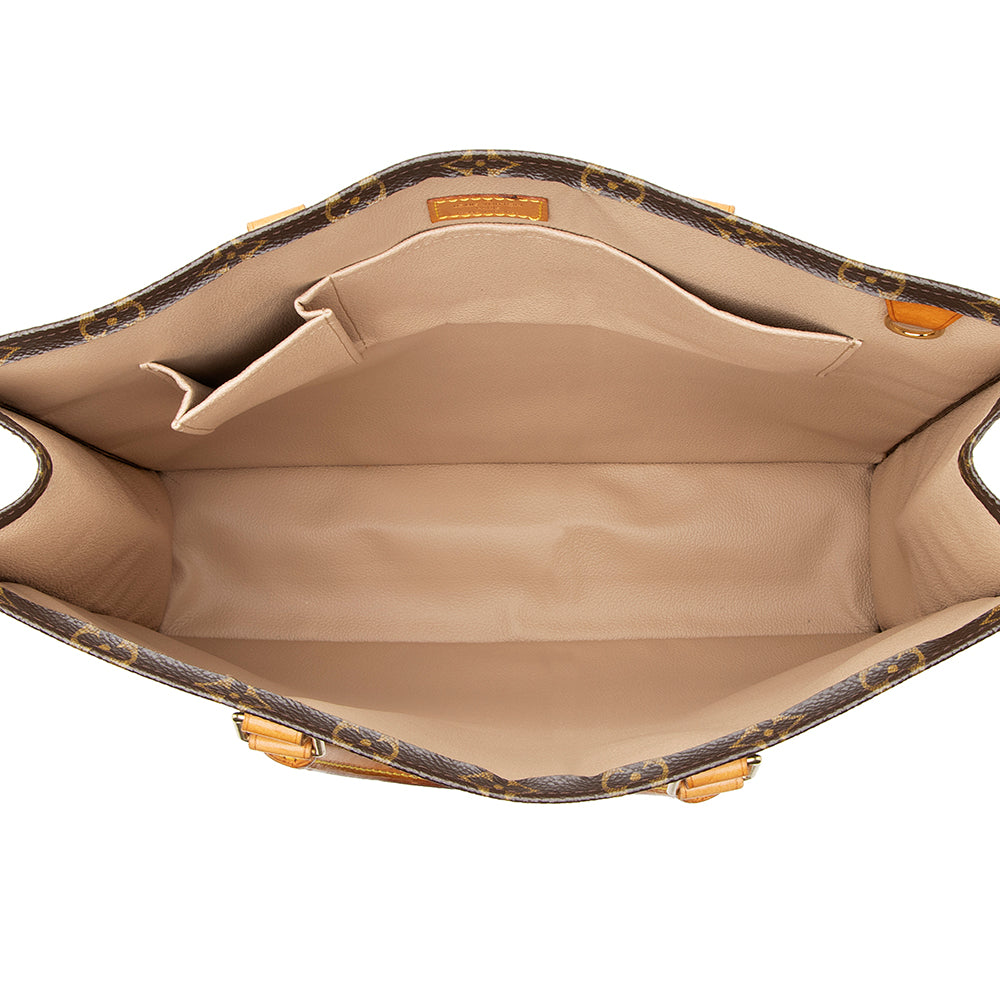 Louis Vuitton Monogram Canvas Sac Plat Tote (SHF-21227)