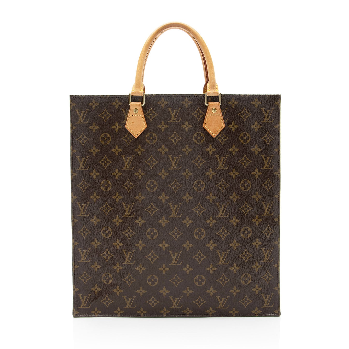 Louis Vuitton Monogram Canvas Sac Plat Tote (SHF-4rkmKw)