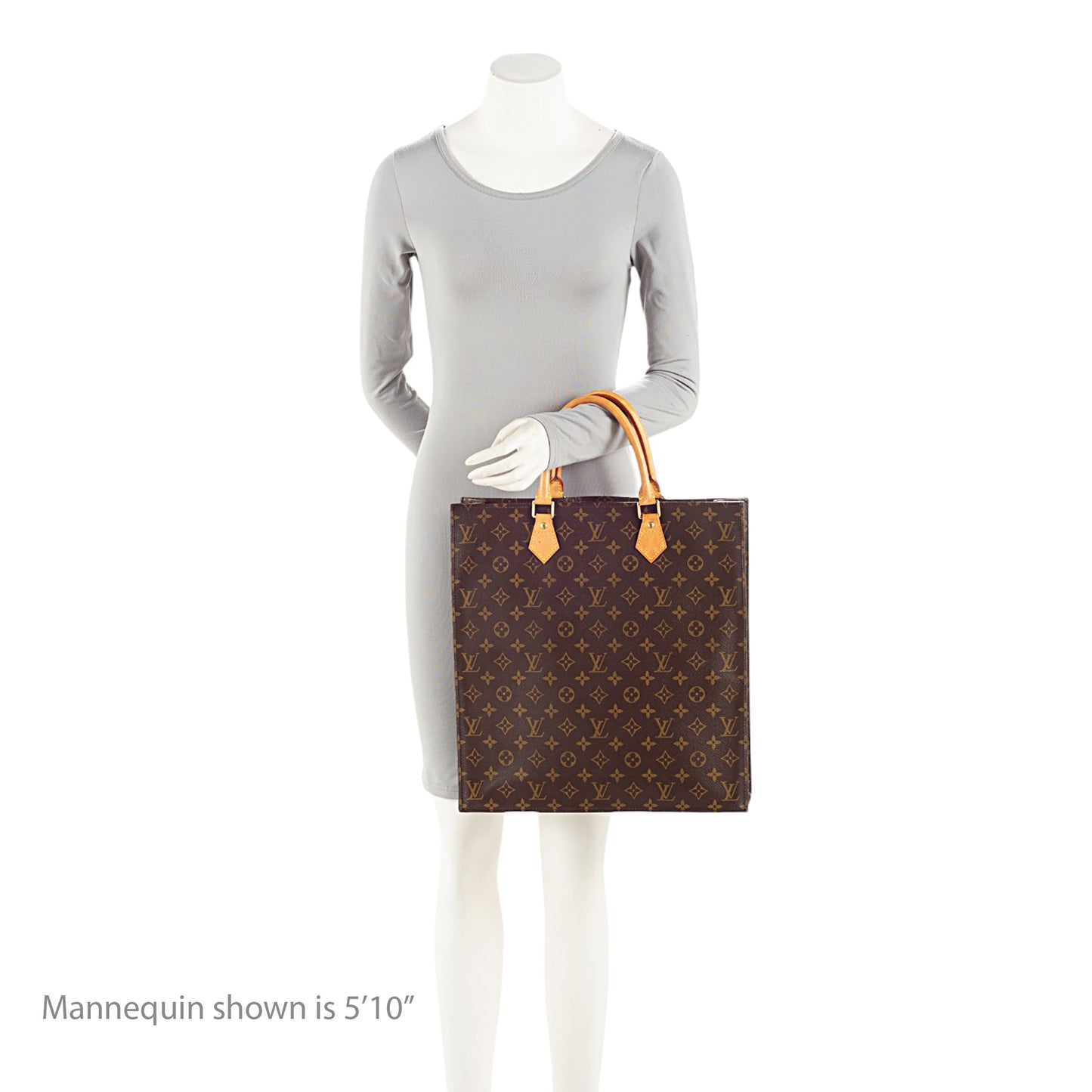 Louis Vuitton Monogram Canvas Sac Plat Tote (SHF-4rkmKw)