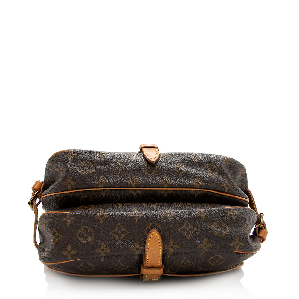 Louis Vuitton Vintage Monogram Canvas Saumur 30 Messenger Bag -  (SHF-20345)