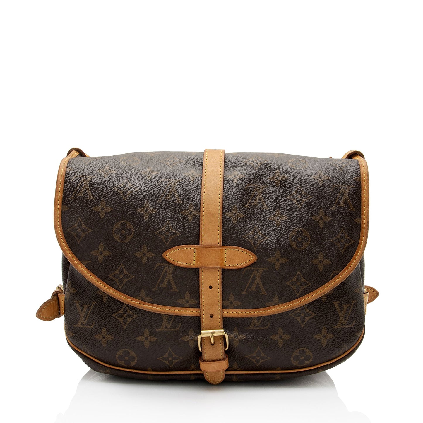 Louis Vuitton Monogram Canvas Saumur 30 Messenger Bag (SHF-Uyfdal)
