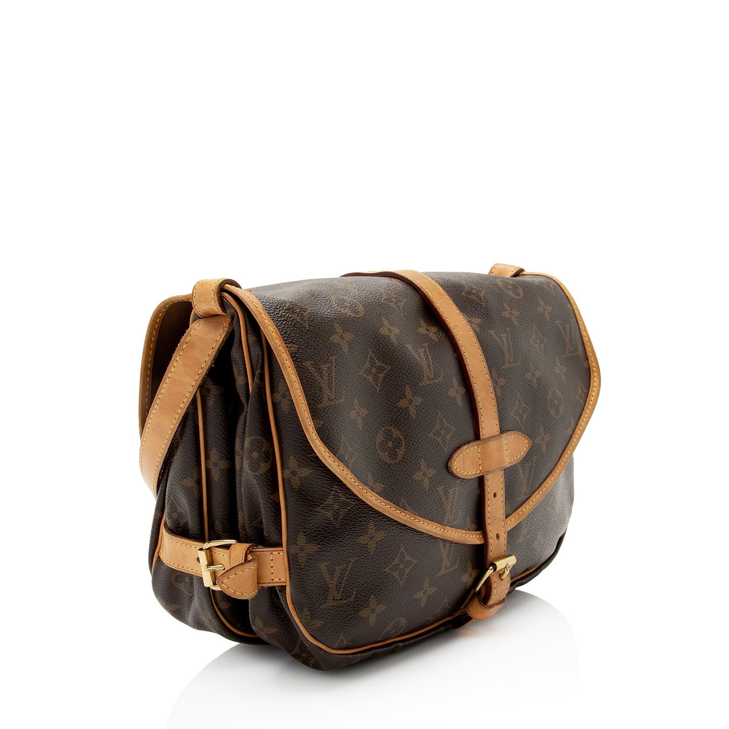 Louis Vuitton Monogram Canvas Saumur 30 Messenger Bag (SHF-Uyfdal)