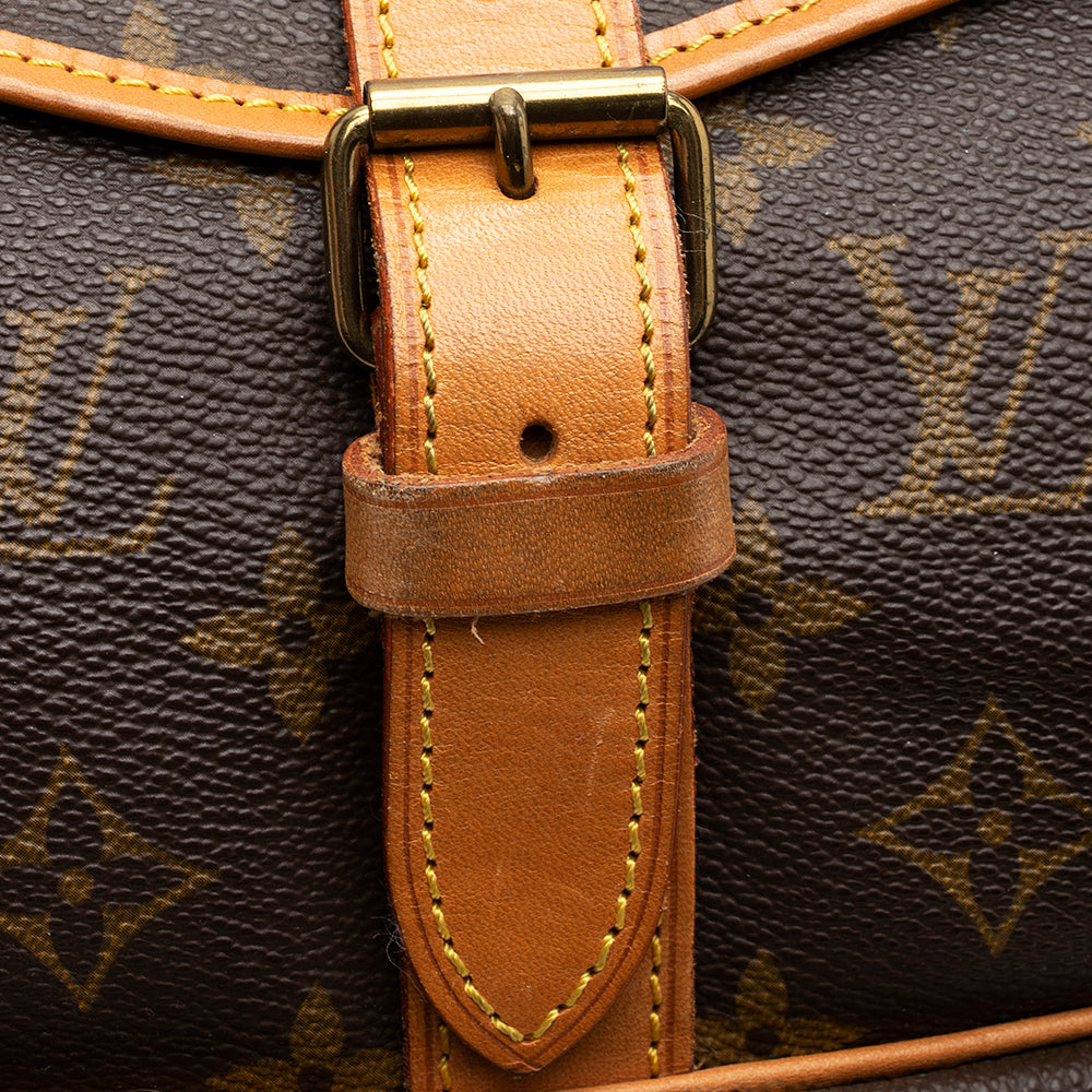 Louis Vuitton Vintage Monogram Canvas Saumur 35 Messenger Bag -  (SHF-20346)