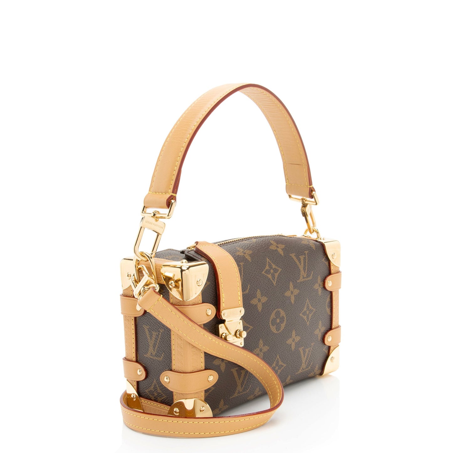 Louis Vuitton Monogram Canvas Side Trunk PM Shoulder Bag