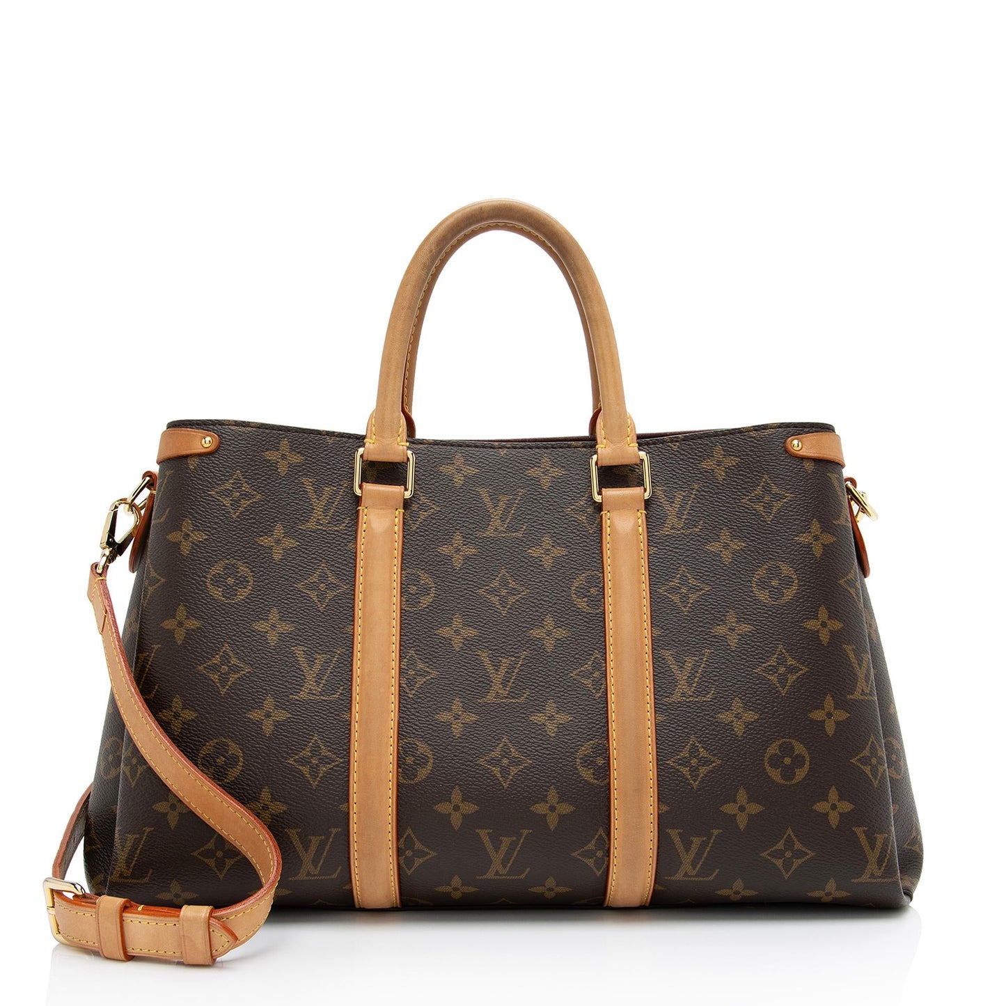 Louis Vuitton Monogram Canvas Soufflot MM Satchel (SHF-cmgf52)