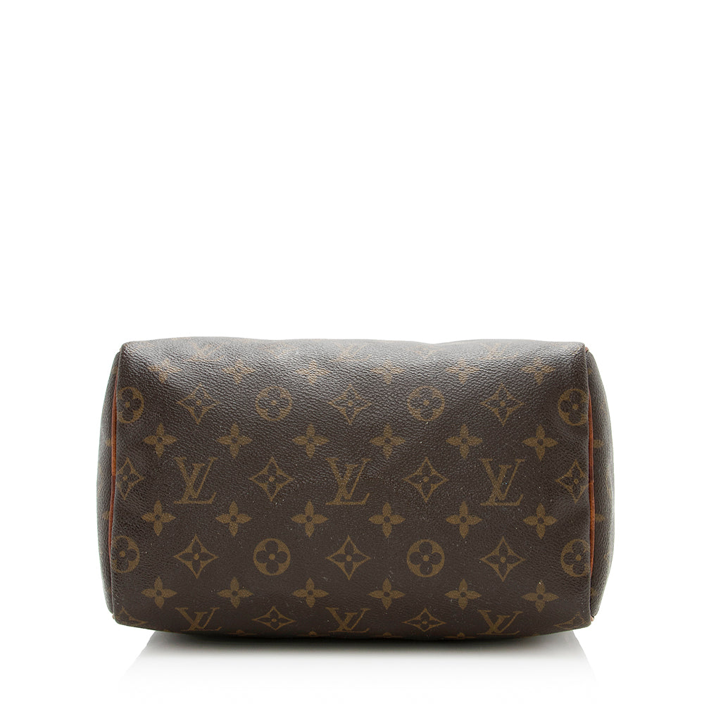 Louis Vuitton Monogram Canvas Speedy 25 Satchel -  (SHF-14608)