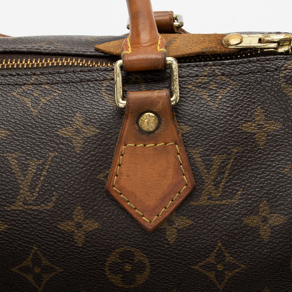 Louis Vuitton Monogram Canvas Speedy 25 Satchel -  (SHF-14608)