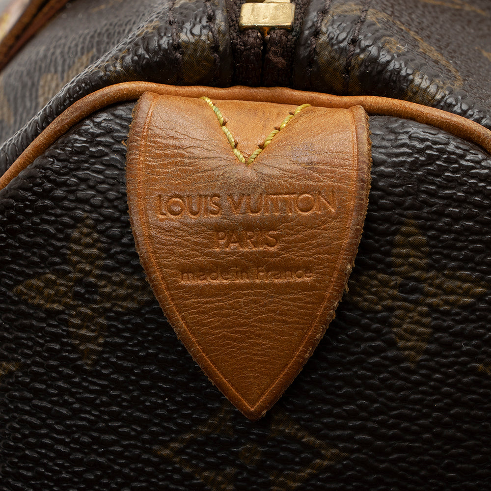 Louis Vuitton Monogram Canvas Speedy 25 Satchel -  (SHF-14608)