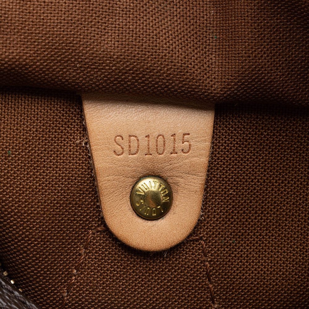 Louis Vuitton Monogram Canvas Speedy 25 Satchel -  (SHF-17090)