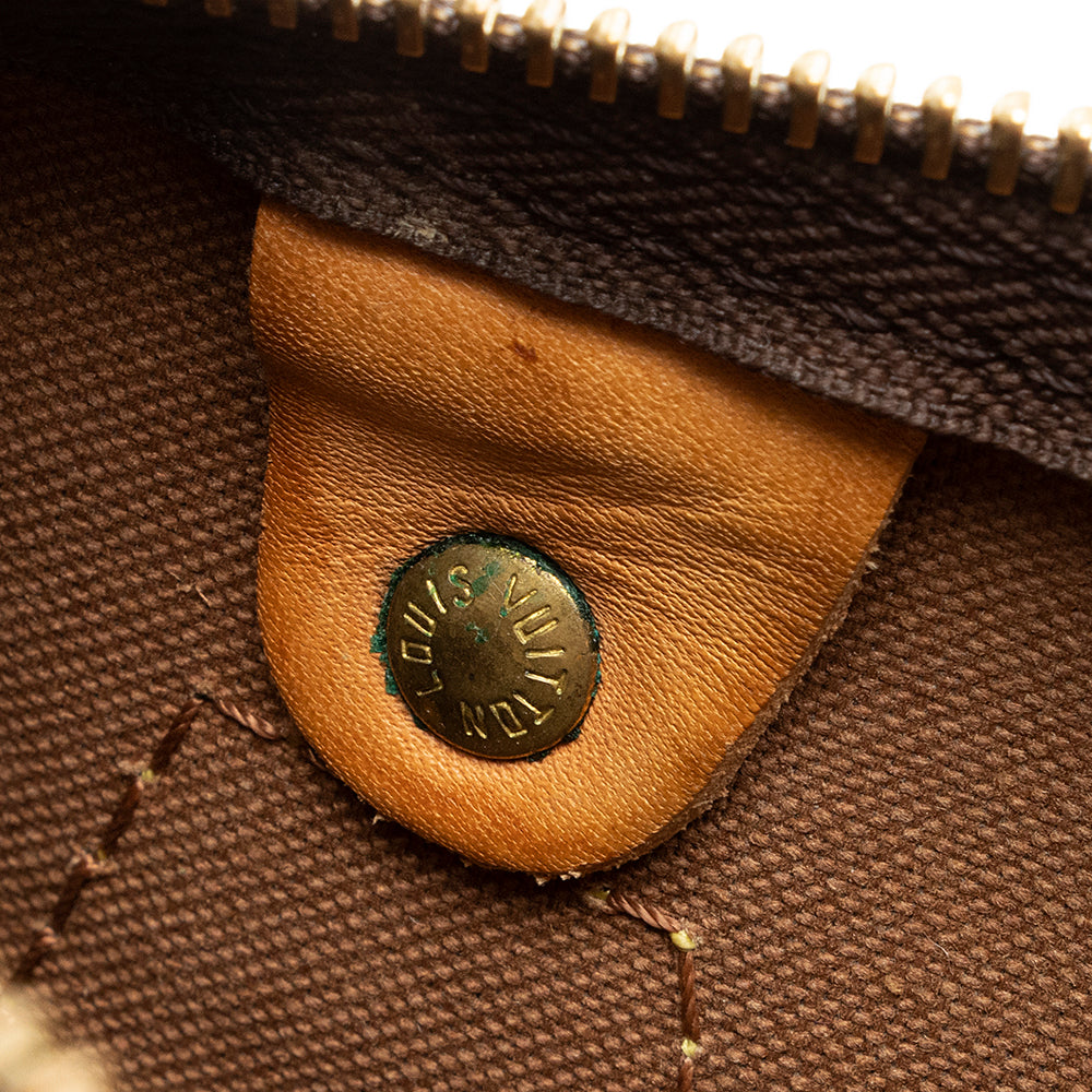 Louis Vuitton Monogram Canvas Speedy 25 Satchel (SHF-20147)