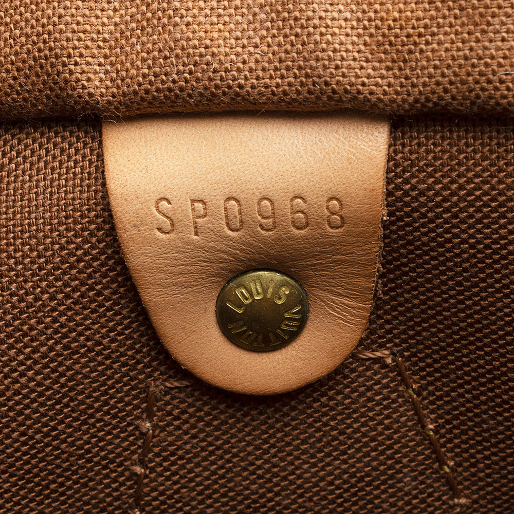 Louis Vuitton Vintage Monogram Canvas Speedy 25 Satchel -  (SHF-20148)