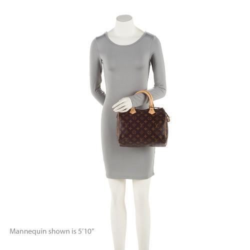 Louis Vuitton Monogram Canvas Speedy 25 Satchel (SHF-23455)