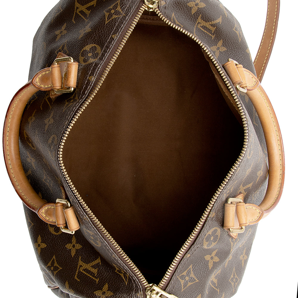 Louis Vuitton Monogram Canvas Speedy Bandouliere 30 Satchel (SHF-17837)