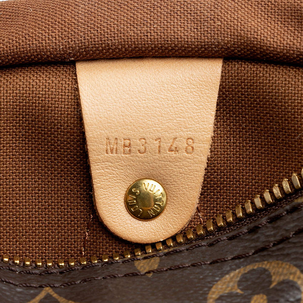 Louis Vuitton Monogram Canvas Speedy Bandouliere 30 Satchel (SHF-21089)