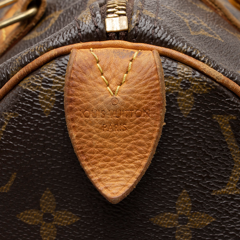 Louis Vuitton Monogram Canvas Speedy 30 Satchel -  (SHF-16606)