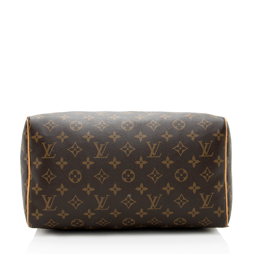 Louis Vuitton Monogram Canvas Speedy 30 Satchel -  (SHF-18813)