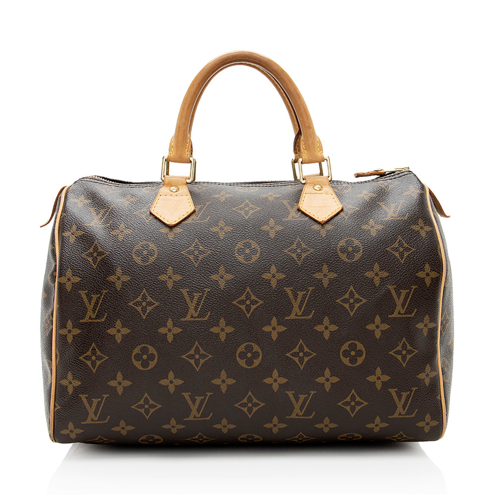 Louis Vuitton Monogram Canvas Speedy 30 Satchel -  (SHF-18813)