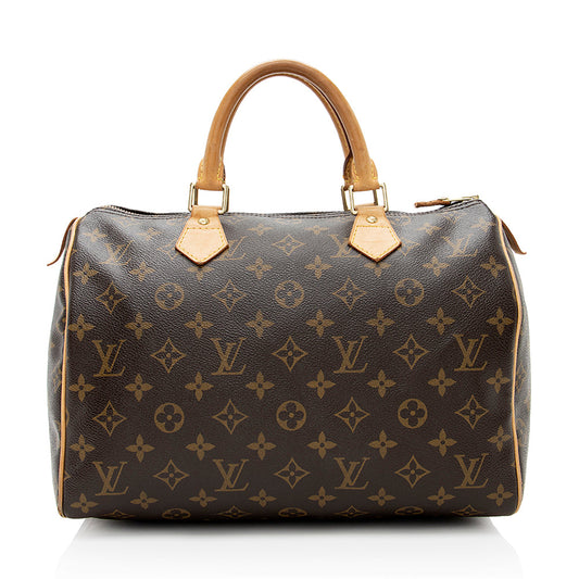 Louis Vuitton Monogram Canvas Speedy 30 Satchel -  (SHF-18813)
