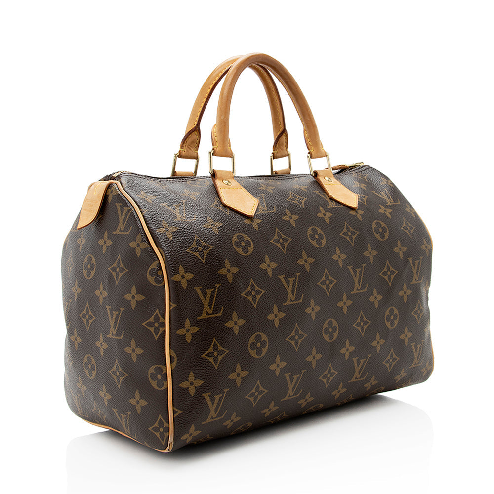 Louis Vuitton Monogram Canvas Speedy 30 Satchel -  (SHF-18813)