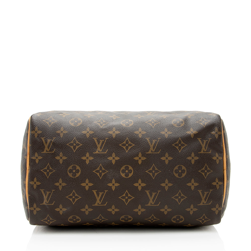 Louis Vuitton Monogram Canvas Speedy 30 Satchel -  (SHF-19129)