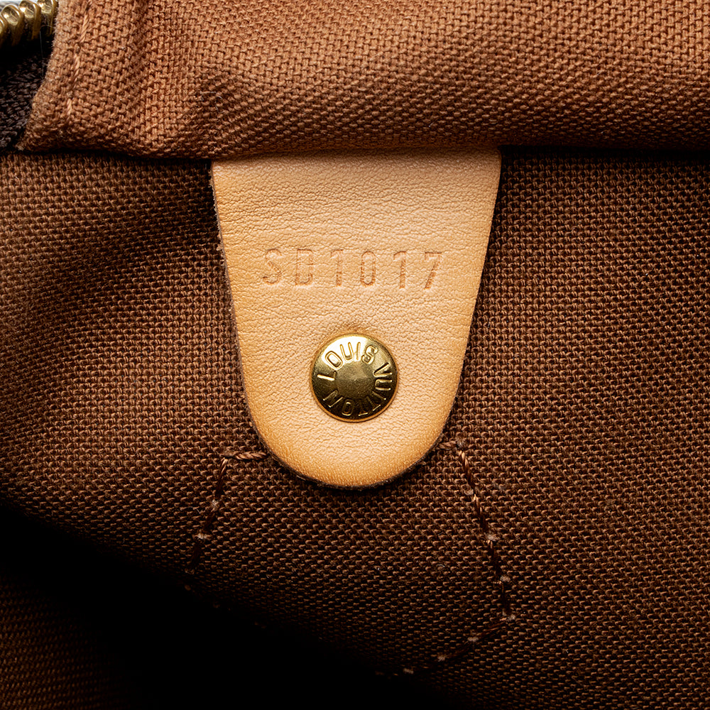 Louis Vuitton Monogram Canvas Speedy 30 Satchel -  (SHF-19129)