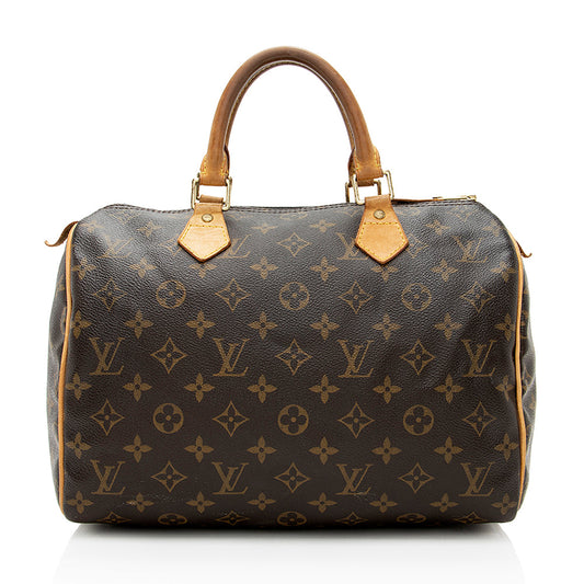 Louis Vuitton Monogram Canvas Speedy 30 Satchel -  (SHF-19129)