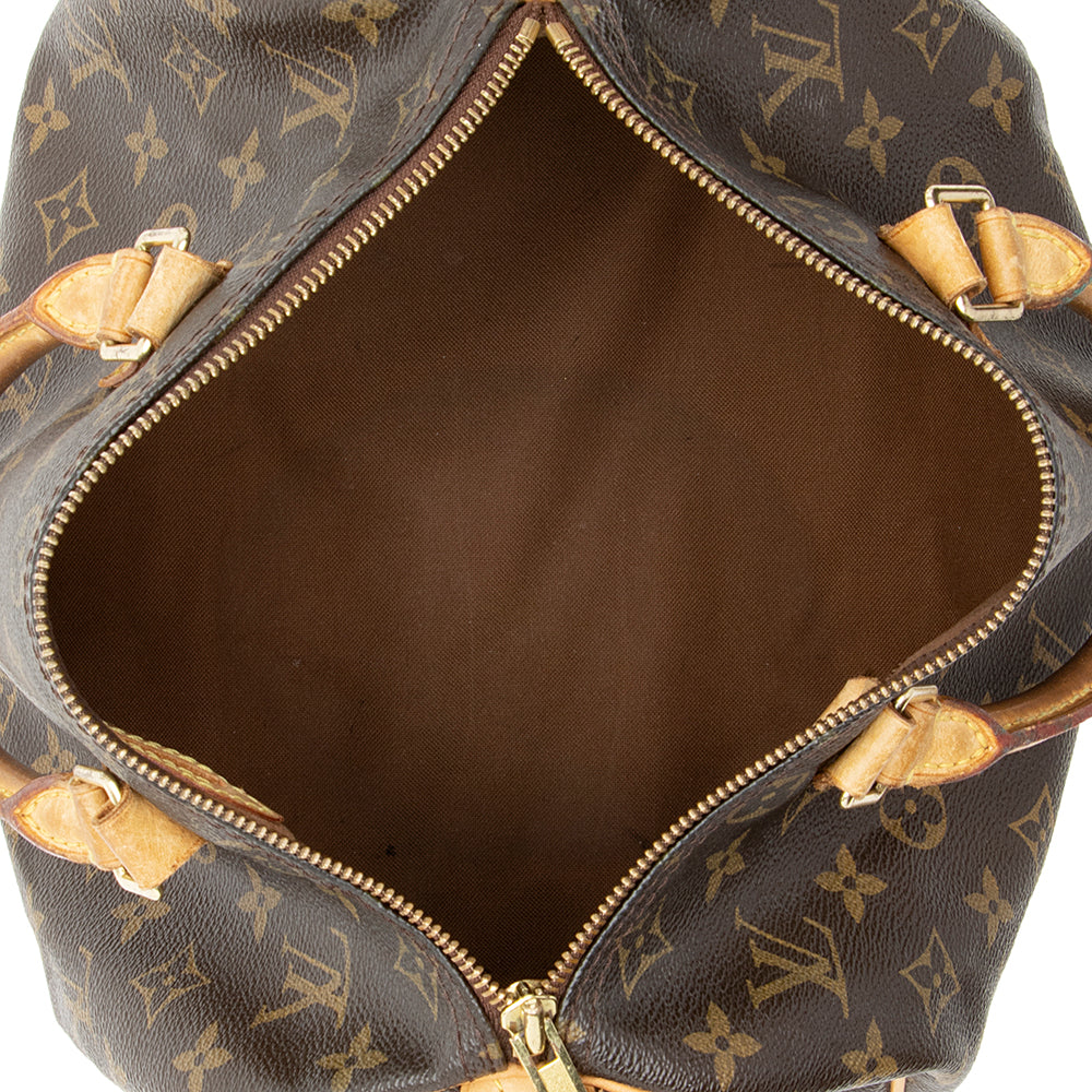 Louis Vuitton Monogram Canvas Speedy 30 Satchel -  (SHF-19129)