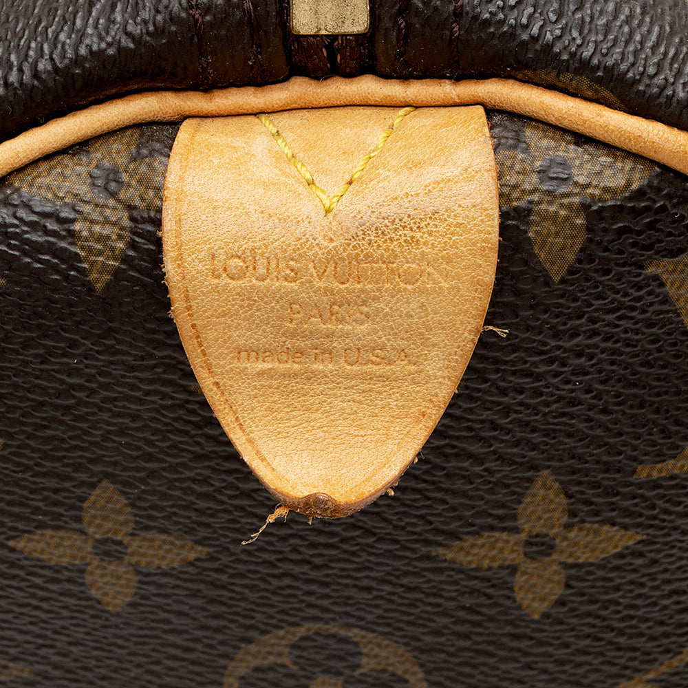 Louis Vuitton Monogram Canvas Speedy 30 Satchel -  (SHF-19129)