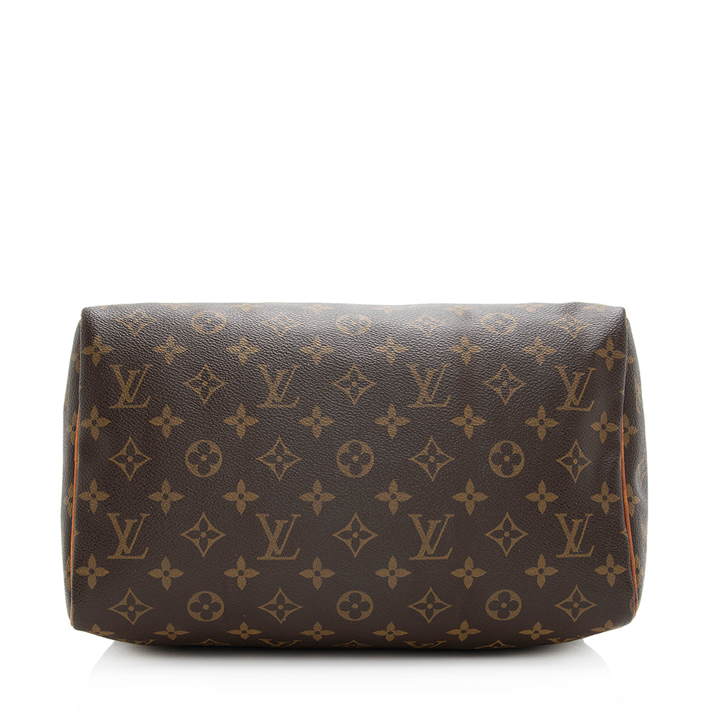 Louis Vuitton Vintage Monogram Canvas Speedy 30 Satchel -  (SHF-20193)
