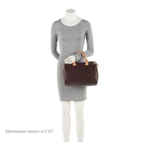 Louis Vuitton Vintage Monogram Canvas Speedy 30 Satchel -  (SHF-20193)