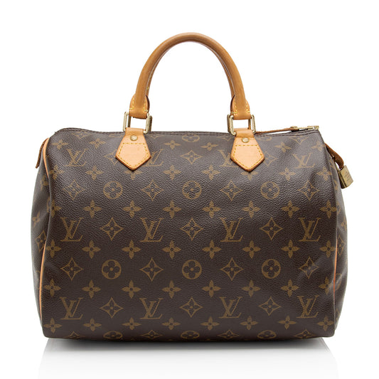 Louis Vuitton Monogram Canvas Speedy 30 Satchel (SHF-0xkjXO)