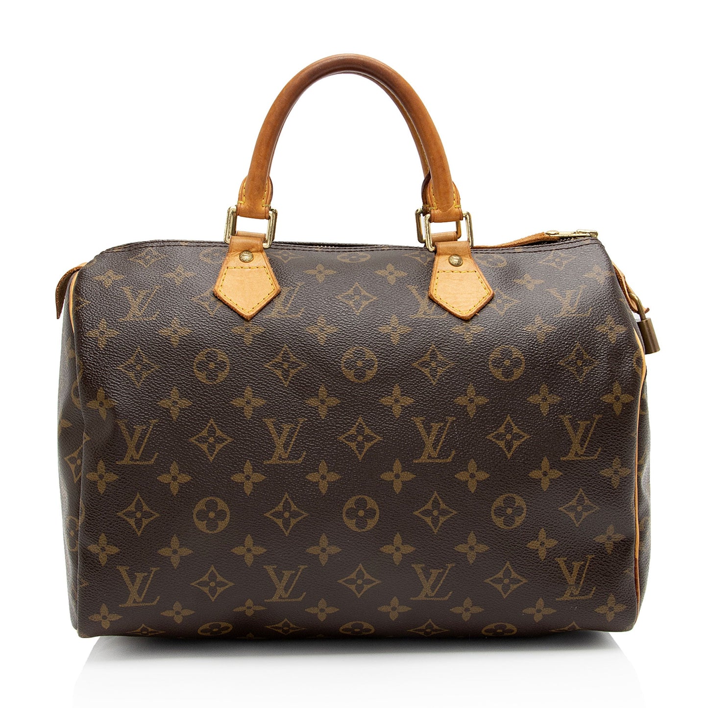 Louis Vuitton Monogram Canvas Speedy 30 Satchel (SHF-o8aWZx)