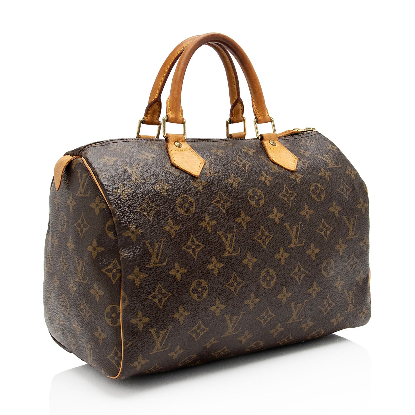 Louis Vuitton Monogram Canvas Speedy 30 Satchel (SHF-o8aWZx)