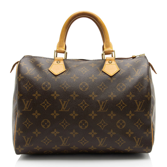 Louis Vuitton Monogram Canvas Speedy 30 Satchel (SHF-DYPAzE)