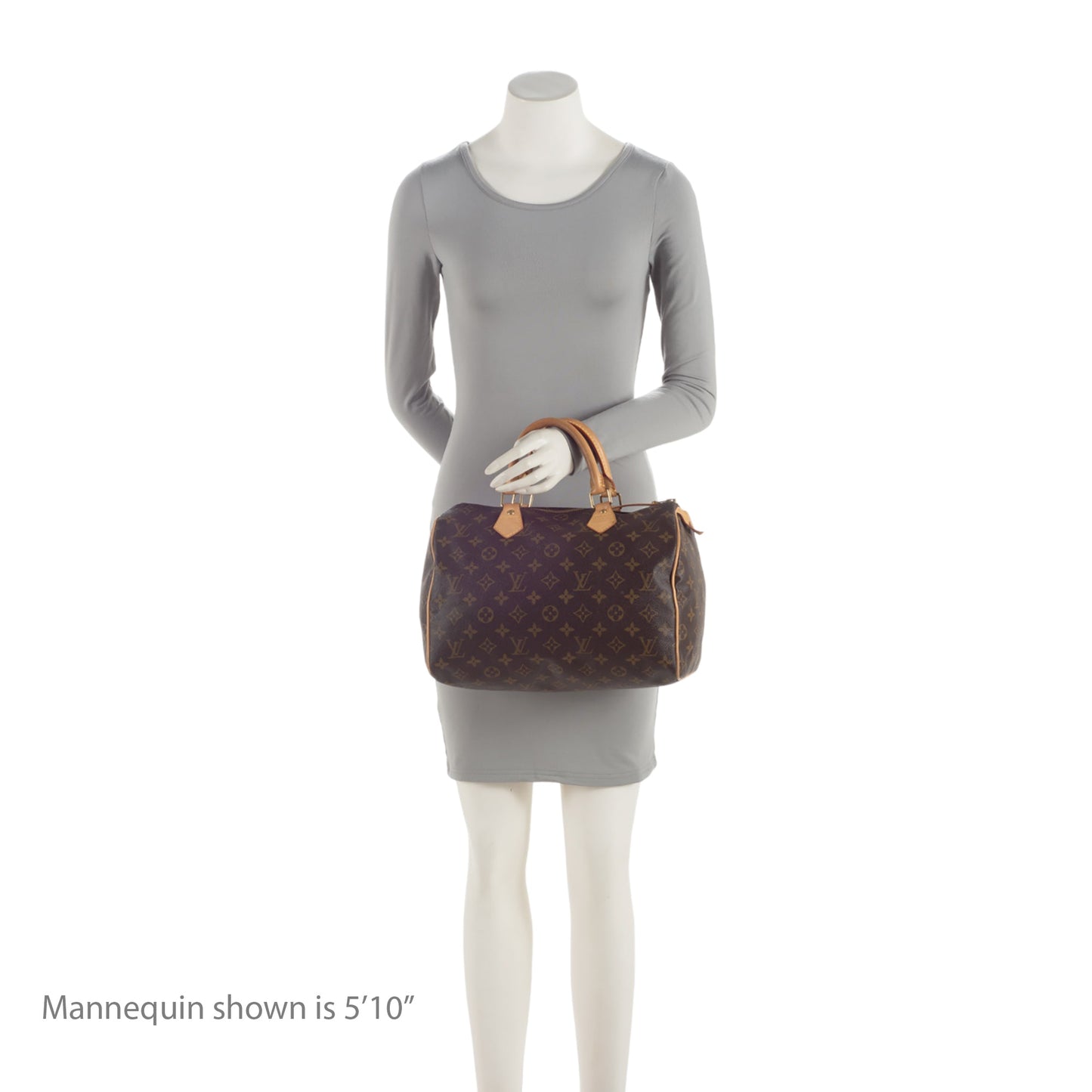 Louis Vuitton Monogram Canvas Speedy 30 Satchel (SHF-FEwSl3)