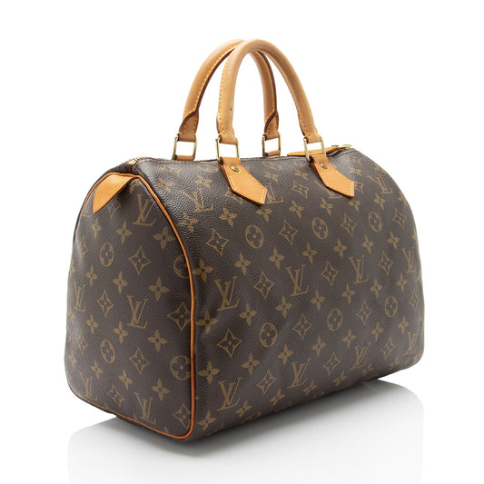 Louis Vuitton Monogram Canvas Speedy 30 Satchel (SHF-wQGZmO)